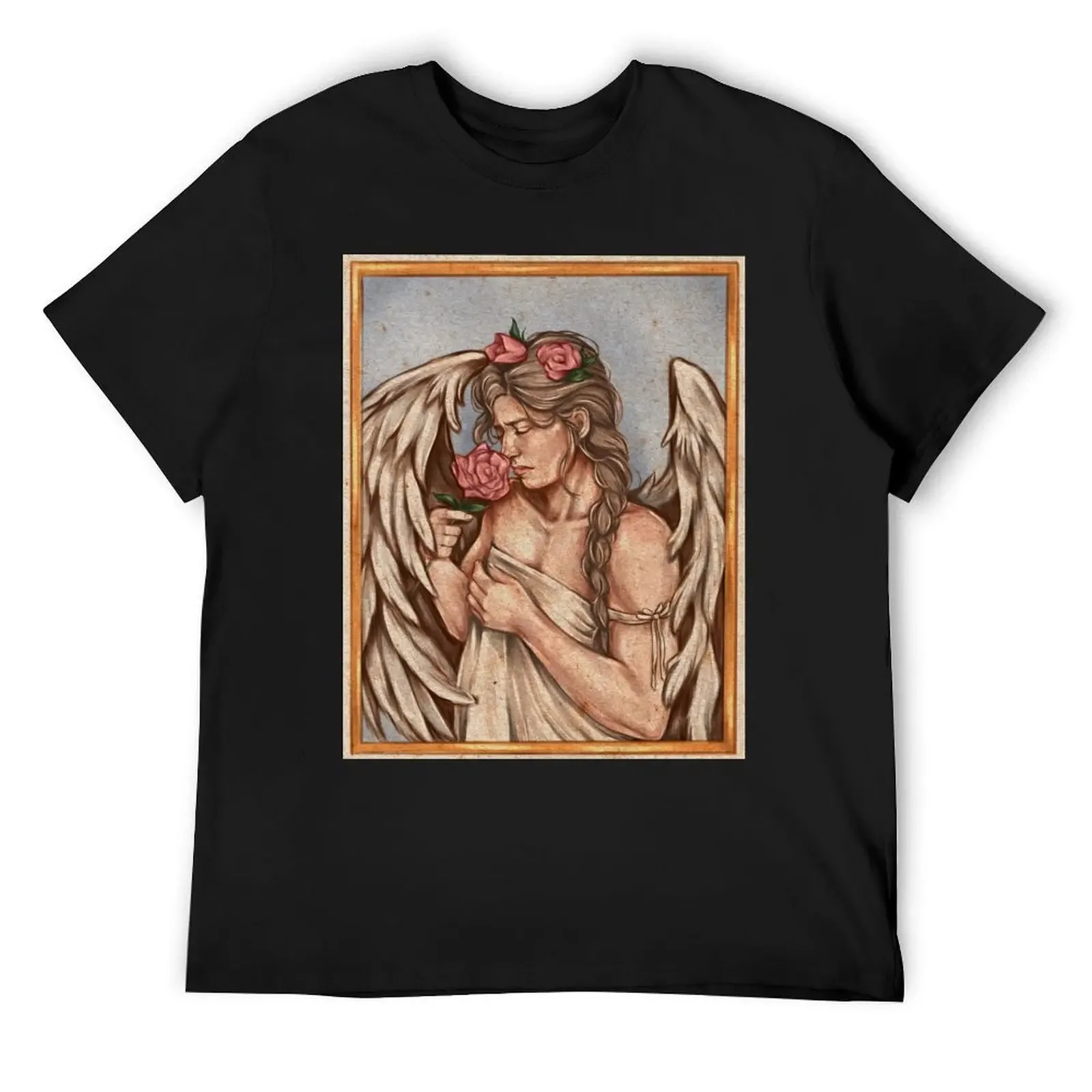 Футболка Angel Baby Abby Anderson винтажная рубашка в стиле аниме черные облегающие