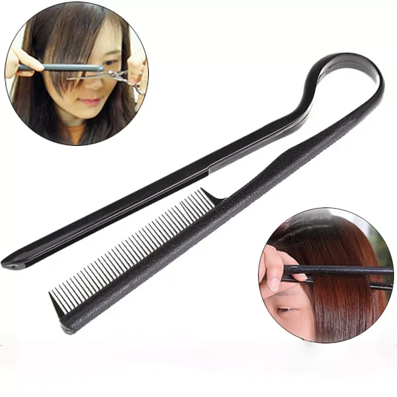 

1PC Useful Hair Straighten Salon Comb Hairdressing Smooth Tool Hold Tongs Hair Styling Tools for Women Hair Brush Straightener