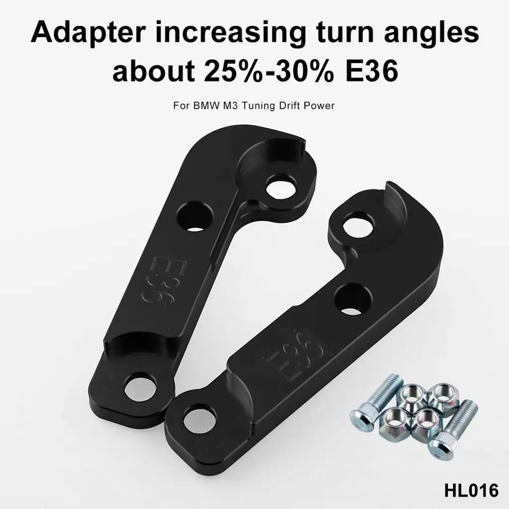 

2 x прочный адаптер для настройки, увеличивающий угол поворота колеса 25%