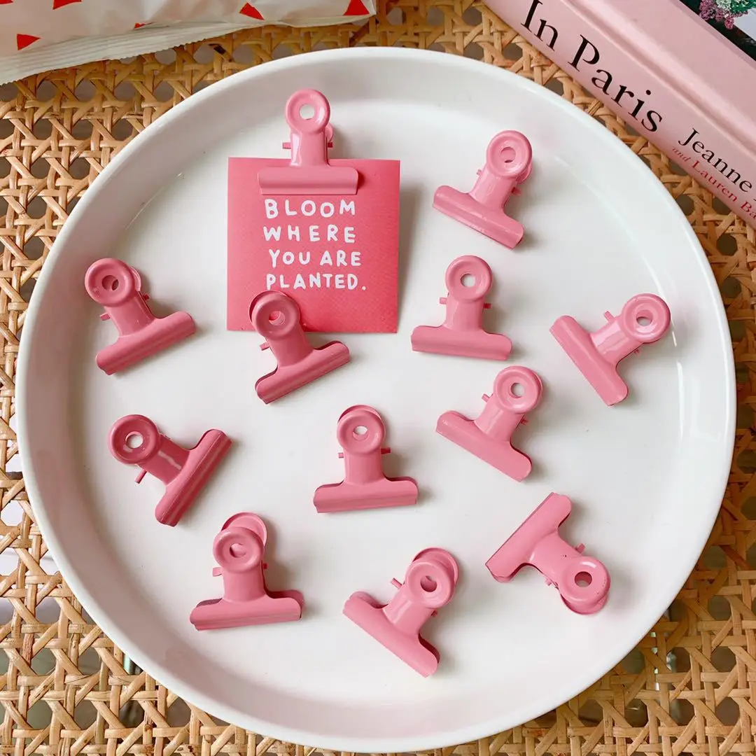 

12 шт., металлические зажимы для бумаги, 3 х3 см