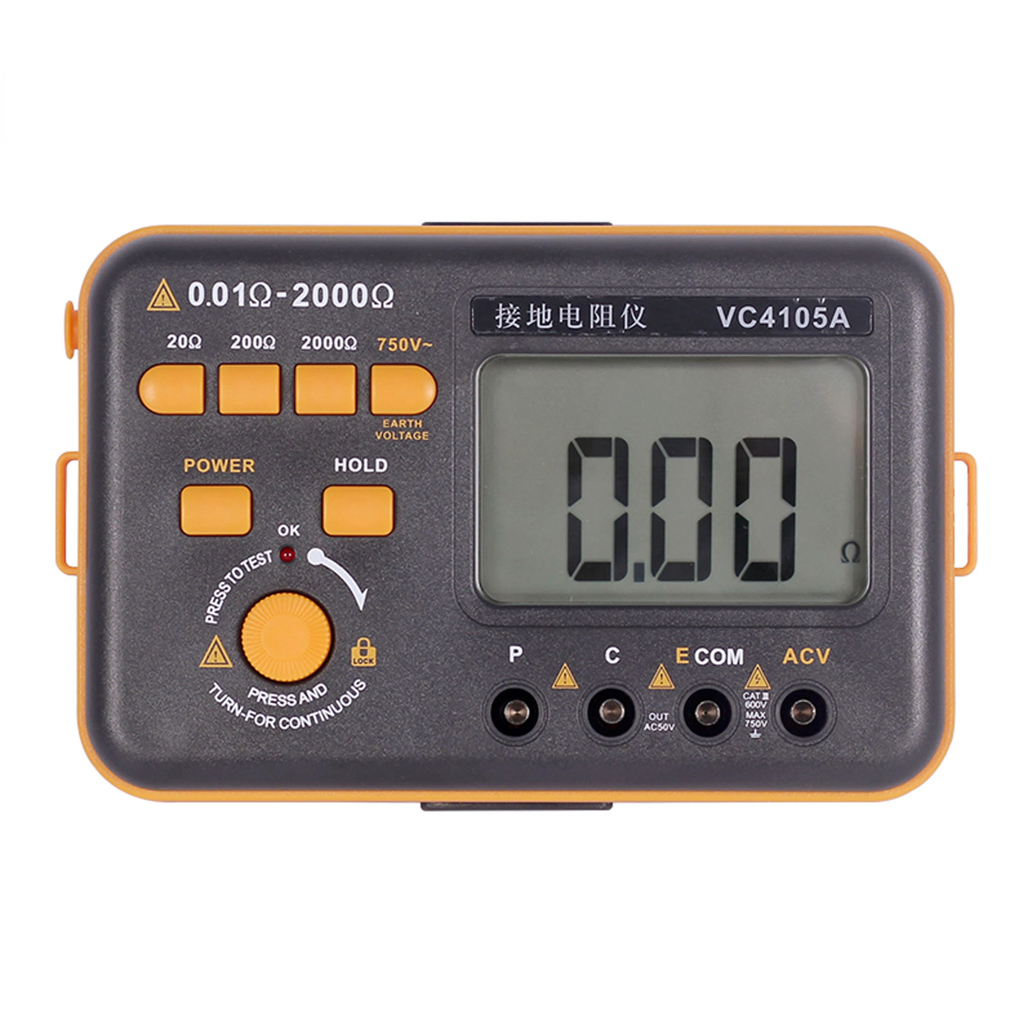 

Current Manual Range Digital Earth Tester Electrical Tester Instruments