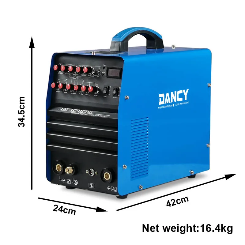 TIG250P AC DC 250 Amp Импульсный Tig DC/Stick/Arc Сварочный аппарат TIG 220 В