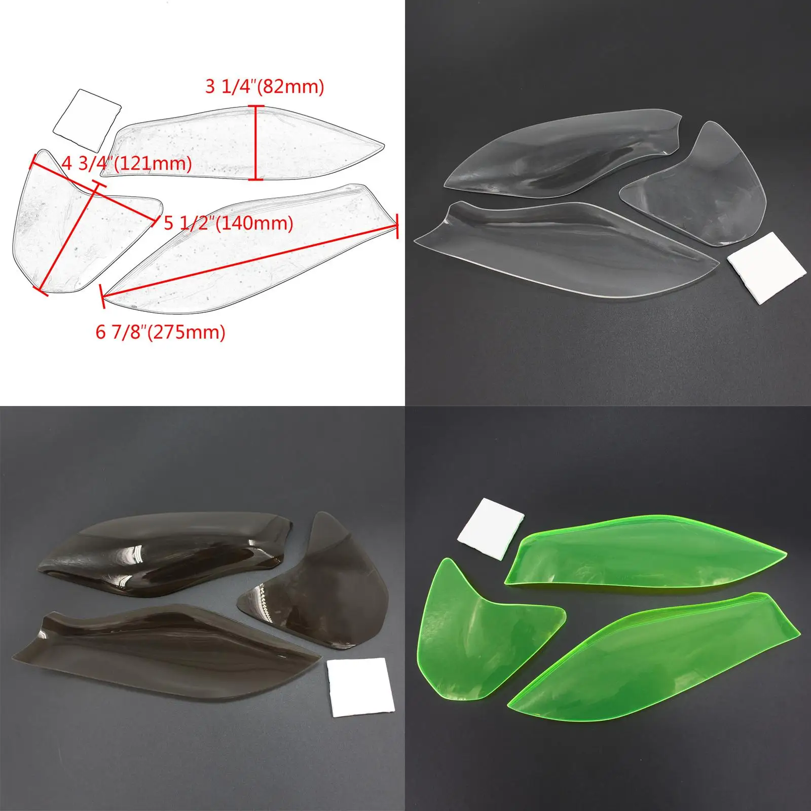 Крышка фар мотоцикла для 2009 20011 20113 2014 Einfach zu installieren Professional Durable