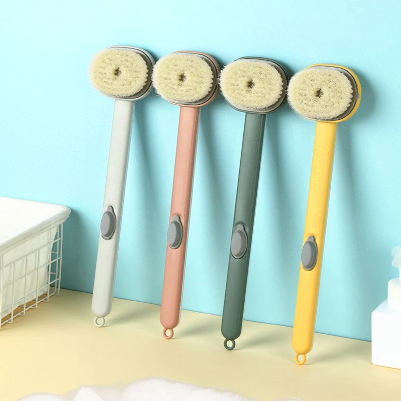 

Щетка с длинной ручкой для ванной комнаты, щетки для тела, губка для спины, тела, душа, отшелушивающий скраб, массажер, инструменты для очистк...