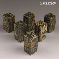 seal cutting stone qingtian dotted ink stone seal stone seal 2 5x2 5x5cm