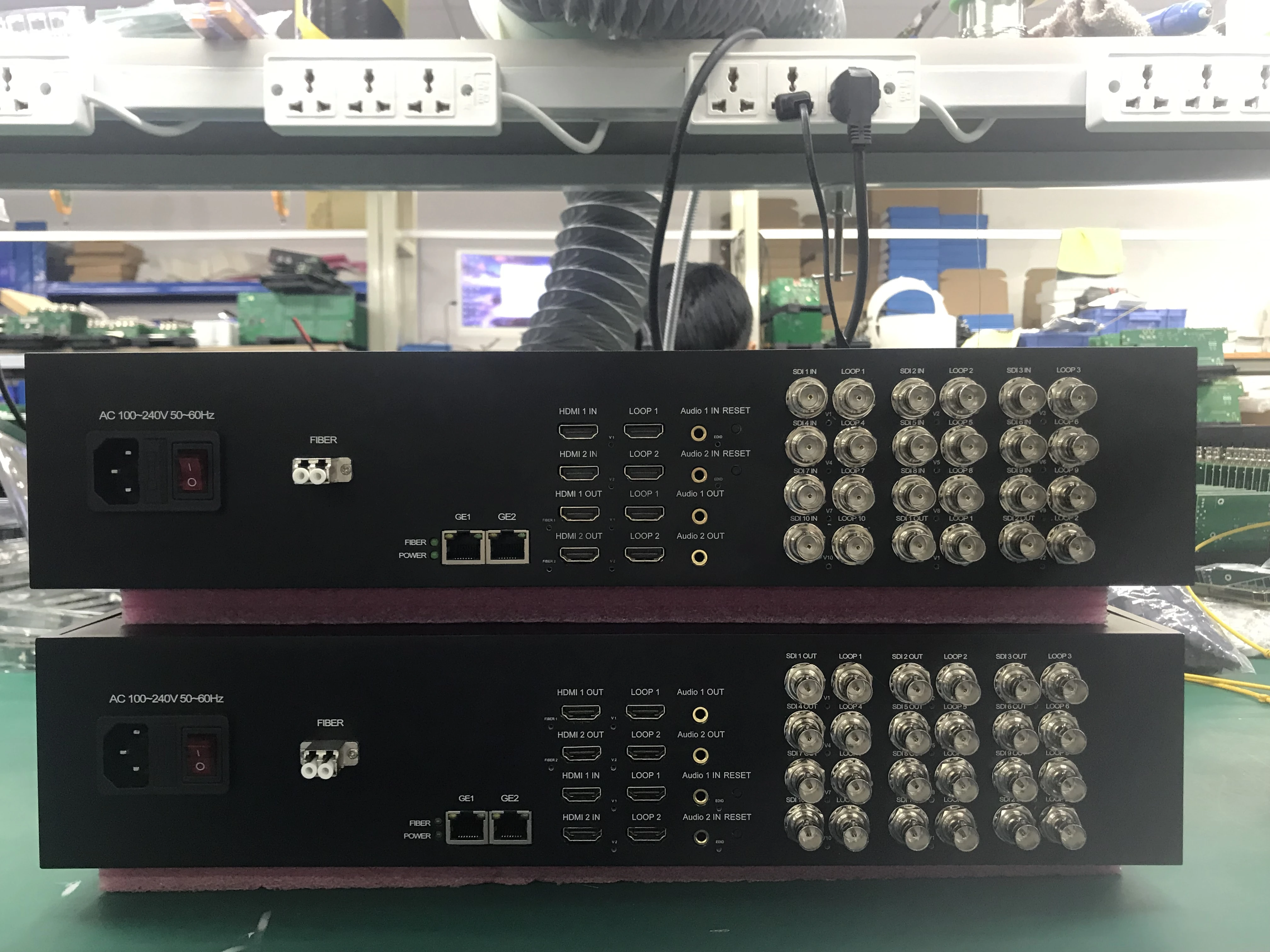 10ch вперед 3gsdi с 2ch назад + двунаправленный 4K 60 Гц HDMI 3 5 мм аудио гигабитный Ethernet