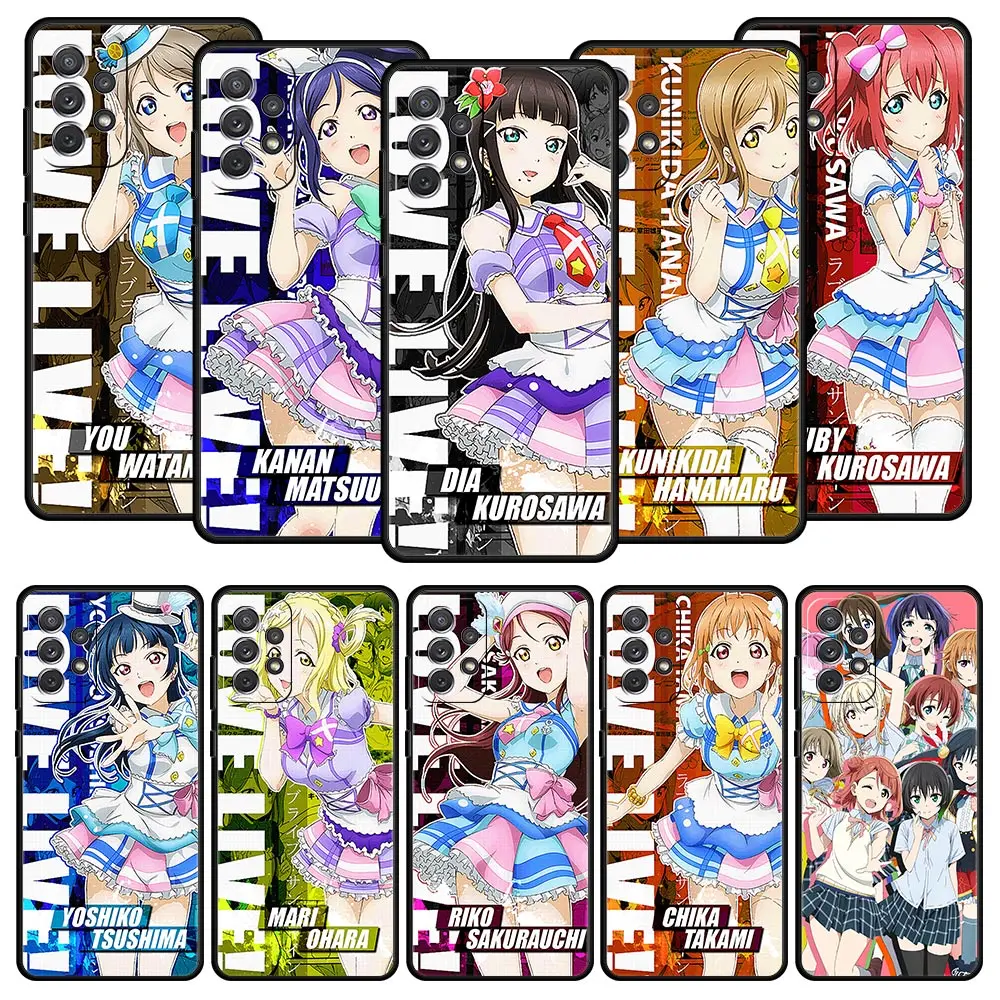 

Love Live! Чехол для Samsung Galaxy A51 A71 A41 A31 A21S A11 A01 A03S A13 A23 A33 A53 A73 5G A12 A32