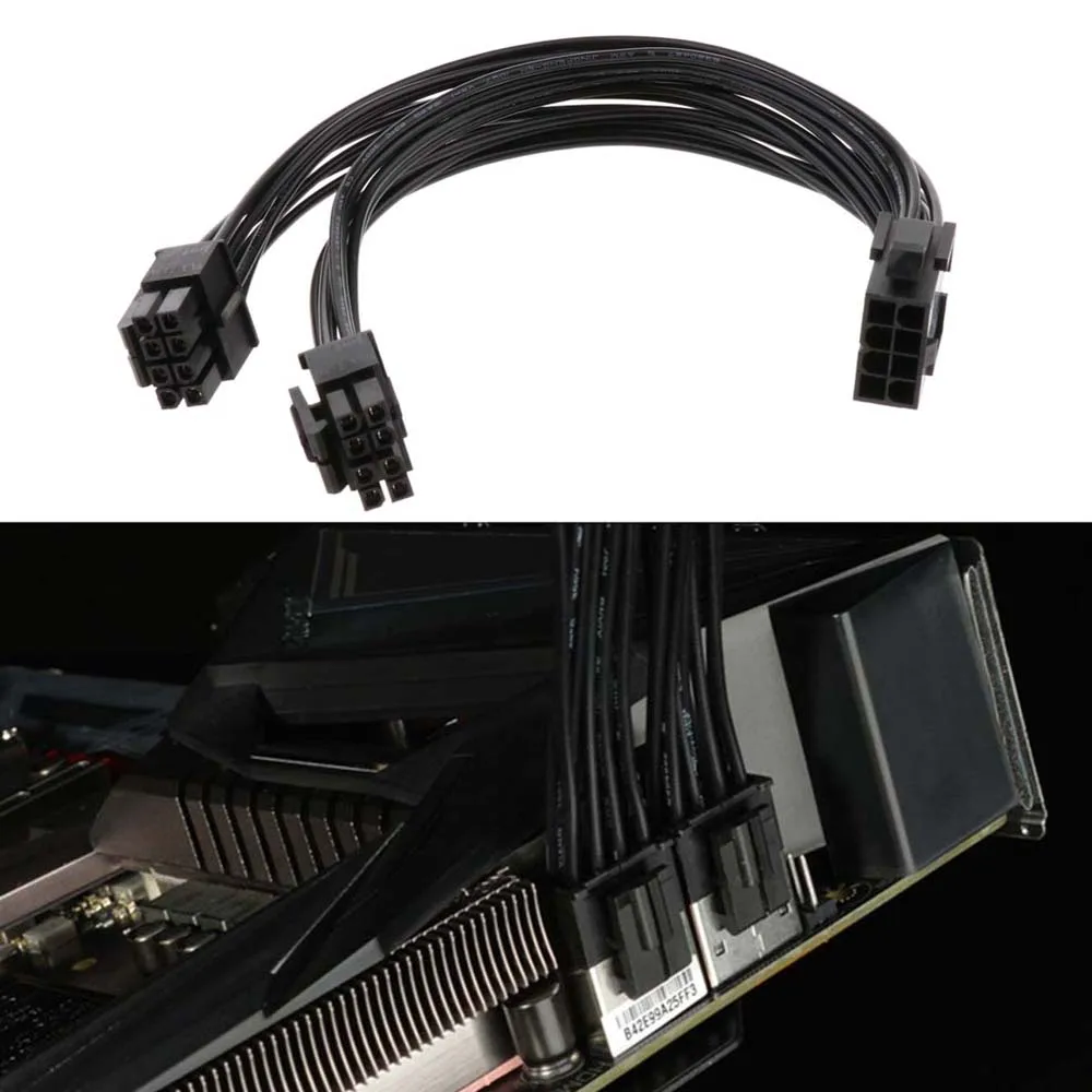 

Кабель-разветвитель для ЦП с 8 Pin на 2 CPU 8 Pin(4 + 4)