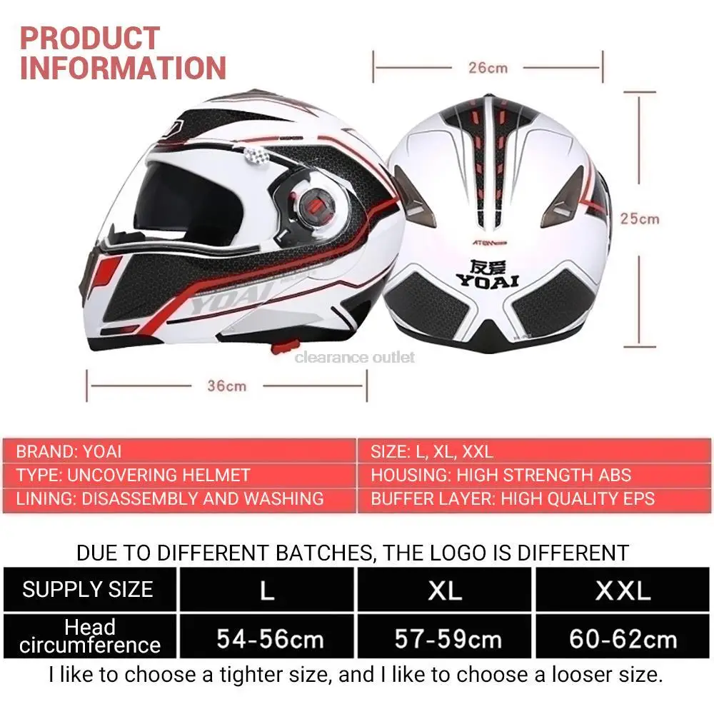 YOAI  Motocross Helmet Double Lens With Bluetooth Motorcycle Riding Full Face Helmet ABS Material Motorcycle Motocross helmet enlarge