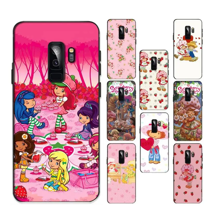 

Strawberry Shortcake Phone Case For Samsung Galaxy S20 lite S21 ULTRA S30 S10 S9 S8 plus S7 edge Capa
