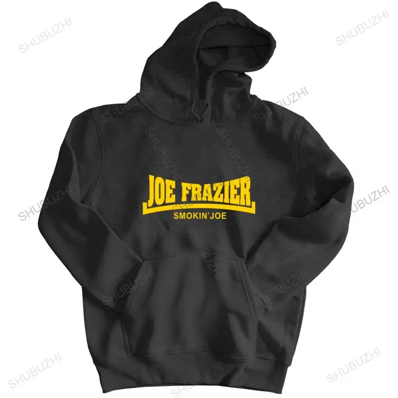 

New JOE FRAZIER Smokin' Joe Boxing Legend Men's Black hoodie Cool Casual pride hoody men Unisex New shubuzhi sweatshirt coat