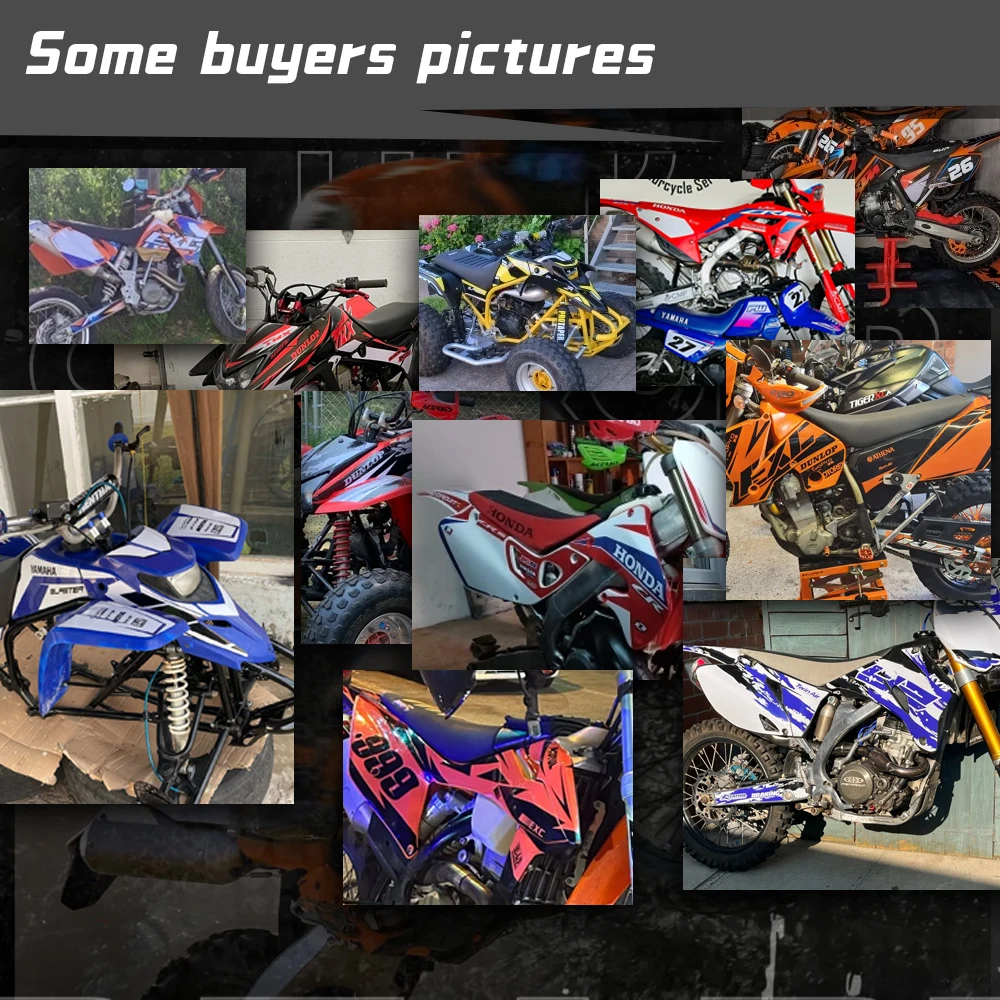 Рисунок 6 - Мотоциклетные наклейки LUCKMOTO с полной графикой