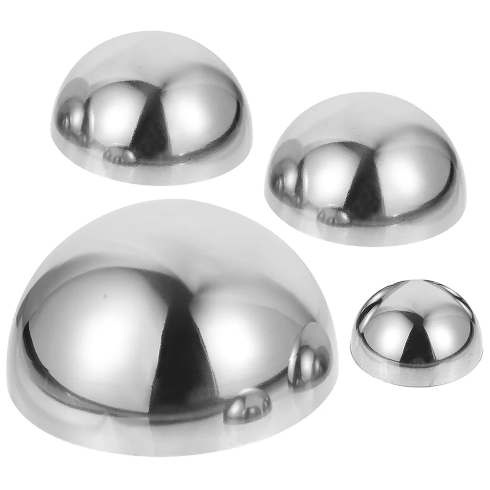 

4pcs Reflective Mirror Polished Outdoor Hollow Garden Decoration