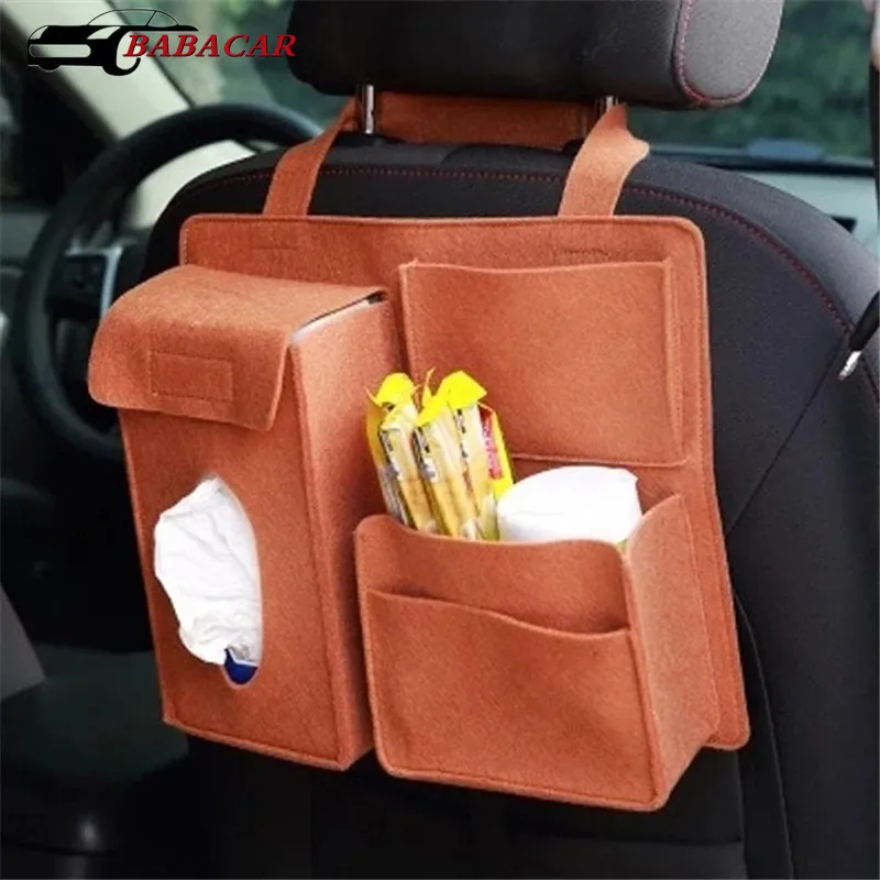 

1PCS Car Rear Seat Back Storage Bag Multi Hanging Pocket Trunk Bag Organizer Auto Stowing Tidying Interior Accessories Supplies