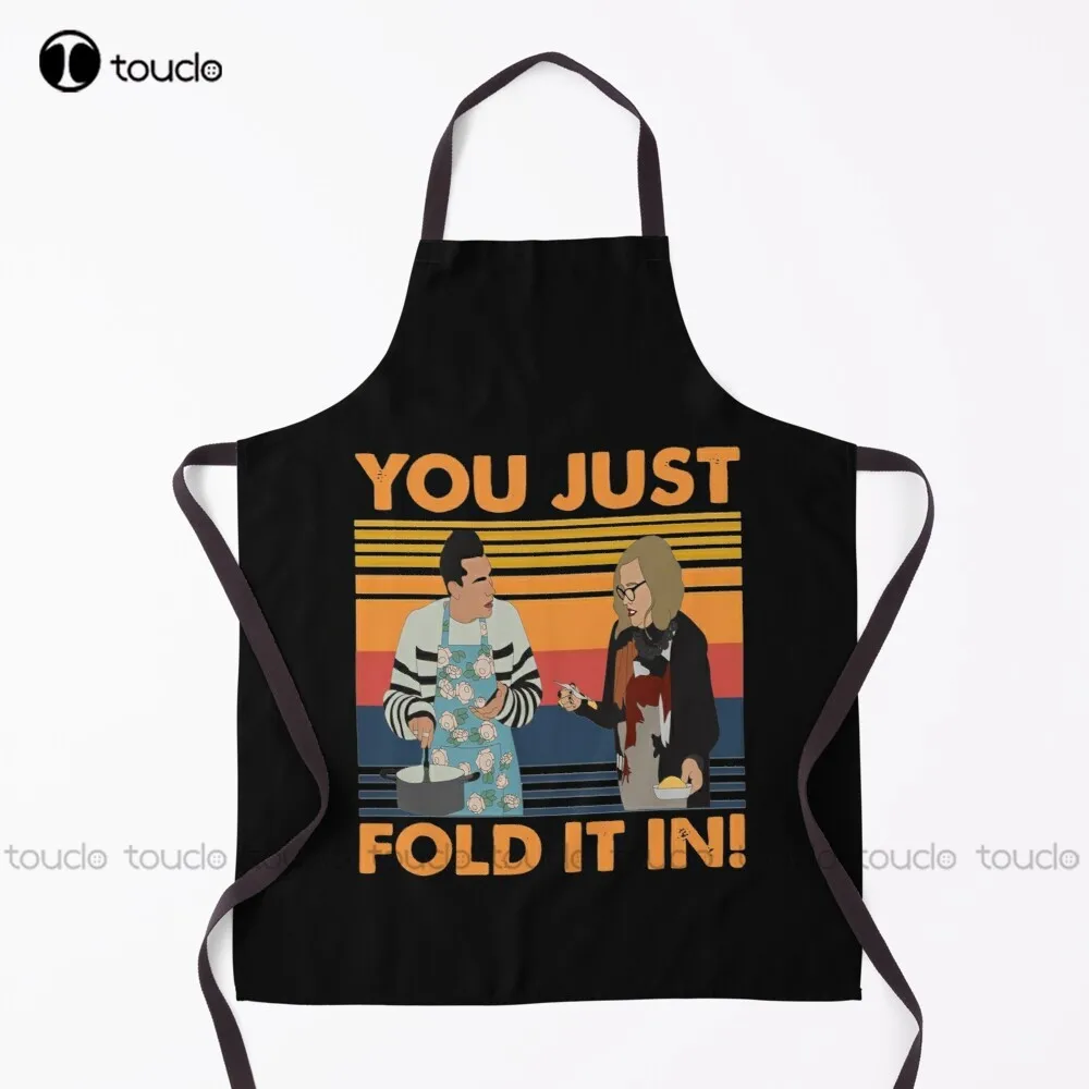 

Fold In The Cheese Apron Black Apron Garden Kitchen Customized Unisex Adult Apron Household Cleaning Apron Custom Cooking Aprons