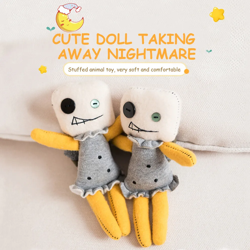 

Плюшевая игрушка-кошмар 20 см, Набивная игрушка, украшение для комнаты на Хэллоуин, страшные монстры, призрак, подарок на день рождения, милая...