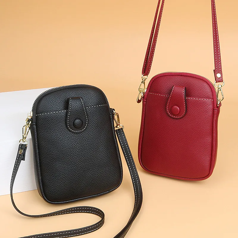 

Mobile Phone Bags Women Crossbody Bag New Fashion Wallets One Shoulder Versatile Mini Handbags PU Leather Leisure Commuting Bag