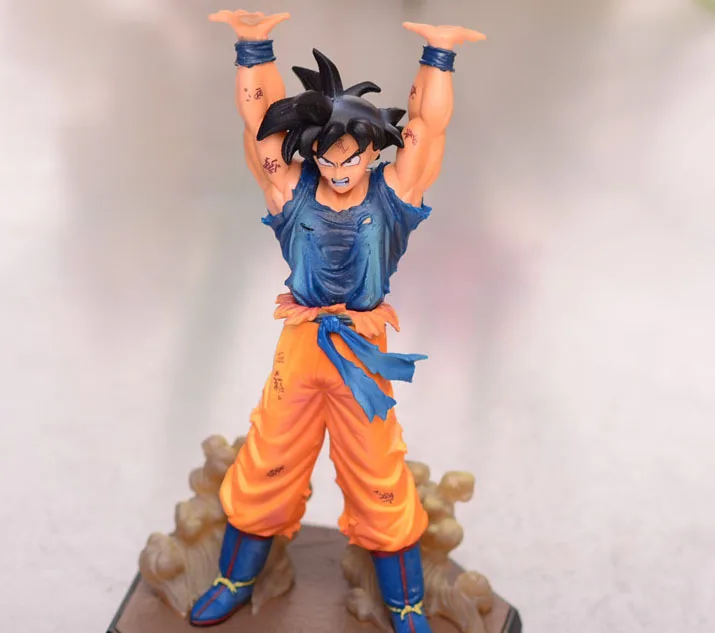 

17CM Anime Dragon Ball Z Figures Son Goku Genki Dama Spirit Bomb Action Figures PVC Statue Collectible Model Doll Toys Gifts