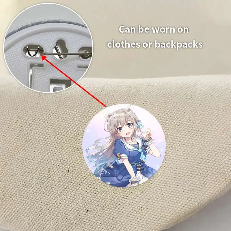 Мягкая брошь на пуговицах Hisakawa Hayate с персонажами аниме значок якорем