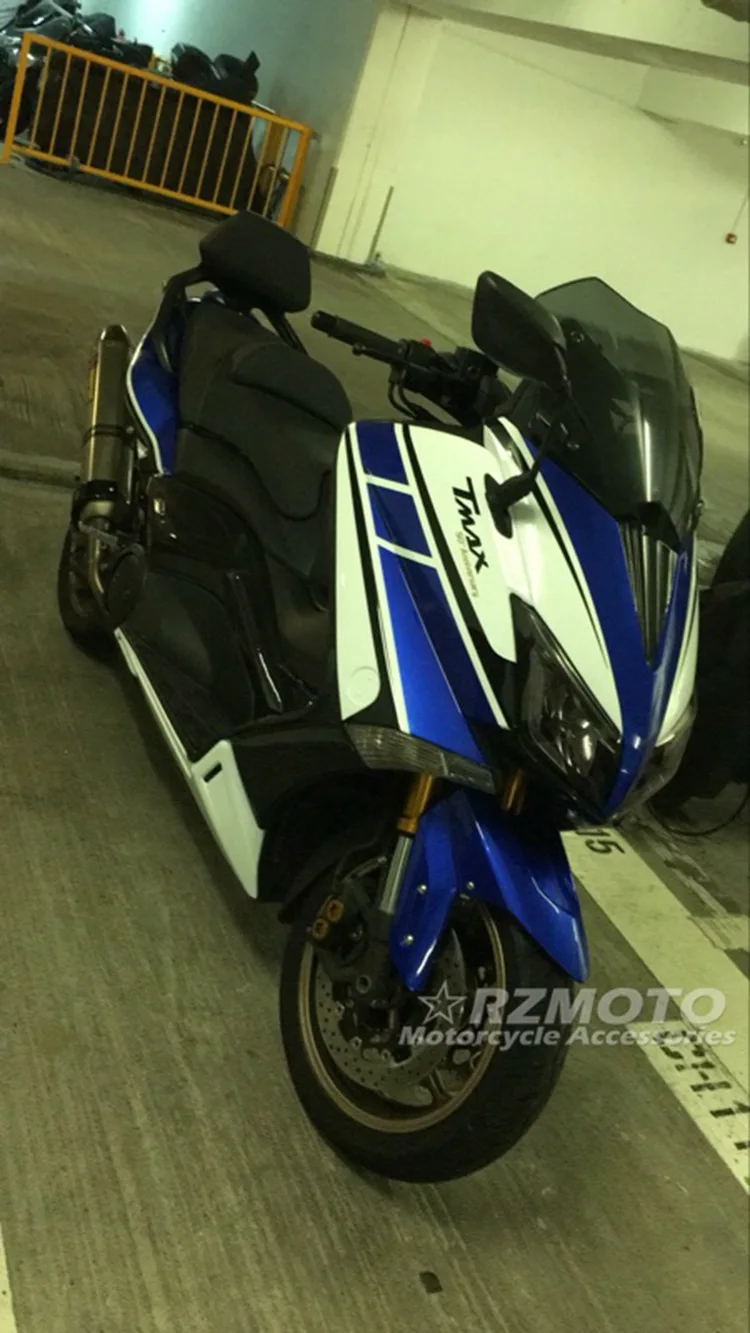 

Injection Mold New ABS Fairings Kit Fit for YAMAHA Tmax 530 2012 2013 2014 12 13 14 Bodywork Set Blue white