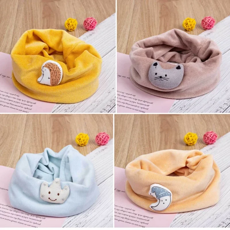 

Детский Теплый зимний шарф для детей, шарф для мальчиков и девочек, милый детский мультяшный шарф, мягкий шарф, Детские шарфы