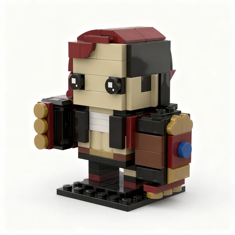 Набор строительных блоков MOC Brawler Vi Arcane League Brickheadz, 184 детали, модель для сборки, архитектурный конструктор, развивающая игрушка для детей, рождественский подарок (art.: 3920dc98e059e) - 3920dc98e059e