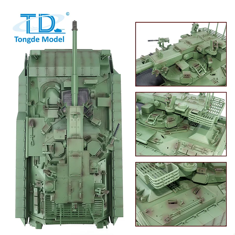 Фото Радиоуправляемый танк Tongde M2128 1/16, модель Bradley, с инфракрасным управлением, эффектом дыма и электрическим приводом, для сражений. №1