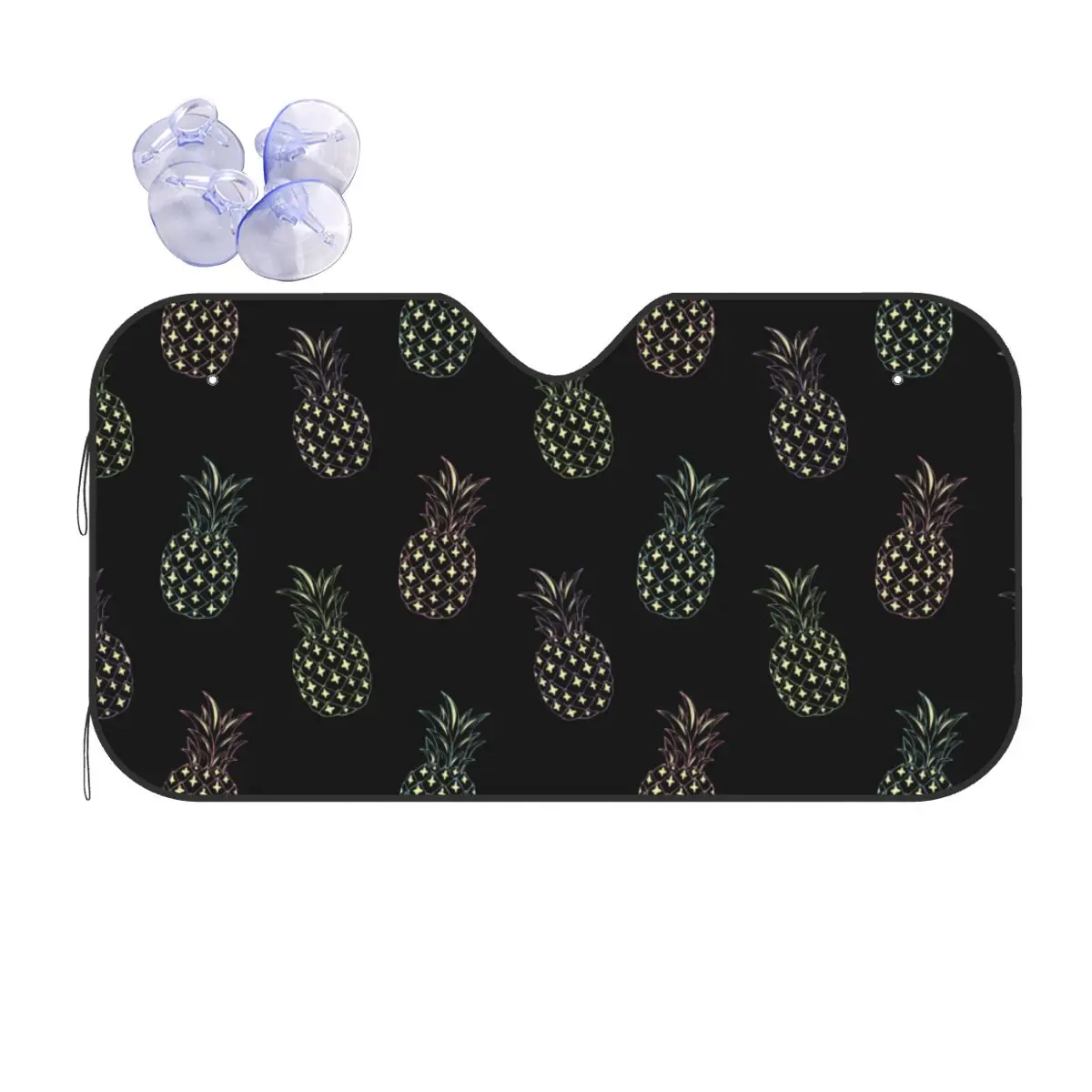 

Tropic Pineapple Pattern Sunshade Windscreen Fruits Cute Car Front Windshield 70x130cm Car Window Windscreen Cover Car-styling