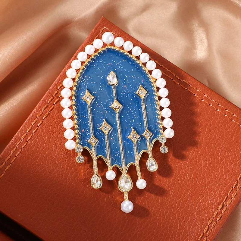 Винтажный Дворцовый стиль для женщин и мужчин модные значки Фараона в форме