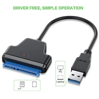 ams1153e usb3 0 to sata cable up to 5 gbps for 2 5 inch external hdd ssd hard drive sata 22 pin adapter usb 3 0 to sata cord