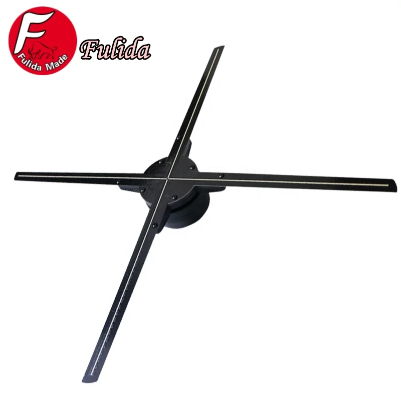 

High brightness 3D Holographic Led Advertising LED Fan 3D Hologram Projector