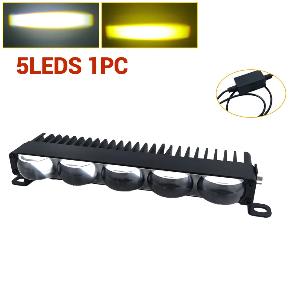 

Белый янтарный светодиодный бар 12-80 В Вспомогательные прожекторы Противотуманные фары Гриль Светодиодные рабочие фары для авторели Внедорожный мотоцикл 4x4