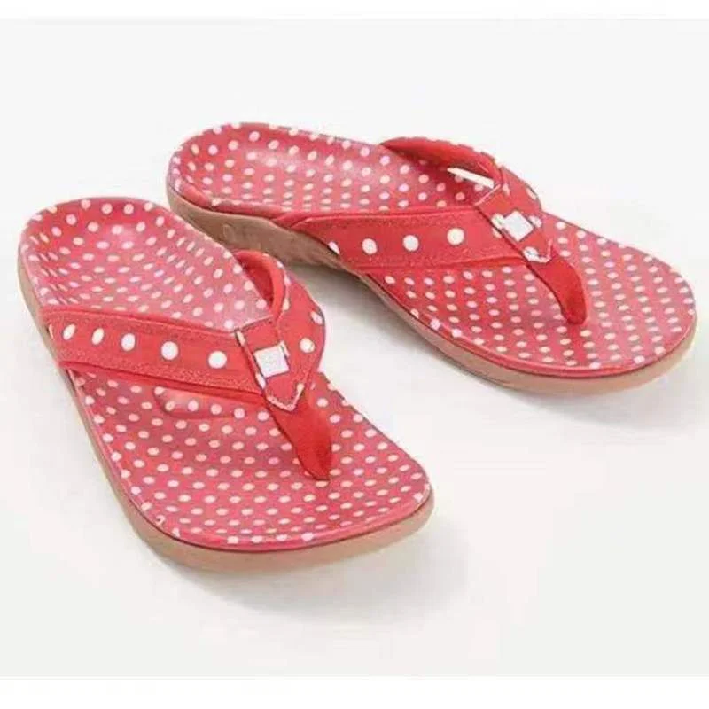 

Women's Sexy Slipper 2023 Summer New Fashion Polka Dots Lightweight Outdoor Beach Flip-flops Cozy Non-slip Slippers Plus Size 43