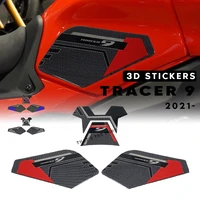 3d motorcycle resin epoxy sticker for yamaha tracer 9 tracer9 gt 2021 2022 side tank pad anti scratch decal non slip tankpad