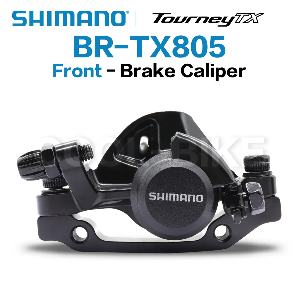 Тормозной суппорт Shimano Tourney BR TX805 ручной тормоз с полимерными колодками передний и