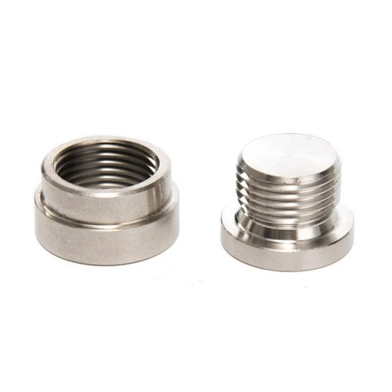 

1PCS Oxygen Sensor M18x1.5 Plug And Nut Combination Silver Universal Auto Parts