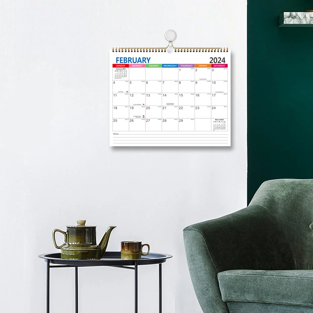 

Настольные календари для ежедневного использования, праздничный простой стиль, обратный отсчет, прочная настенная бумага для офиса, свидания 2024-2025