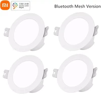 xiaomi mijia smart led downlight bluetooth compatiblemesh version controlled by voice remote control adjust color temperature