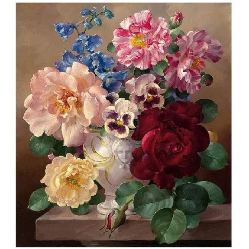 

Набор для рисования по номерам на холсте для взрослых, 16x20 дюймов