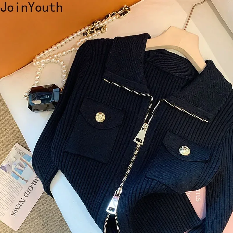 Трикотажный кардиган свитера куртки женская одежда 2023 женский модный