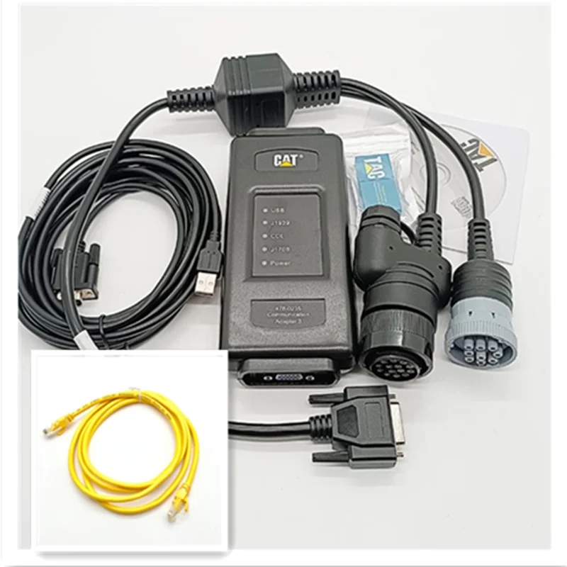 

457-6114 478-0235 538-5051 457-6114 ET4 Communication Adapter 3 2021B Diagnostic Tester Tool for Caterpillar CAT Truck Excavator