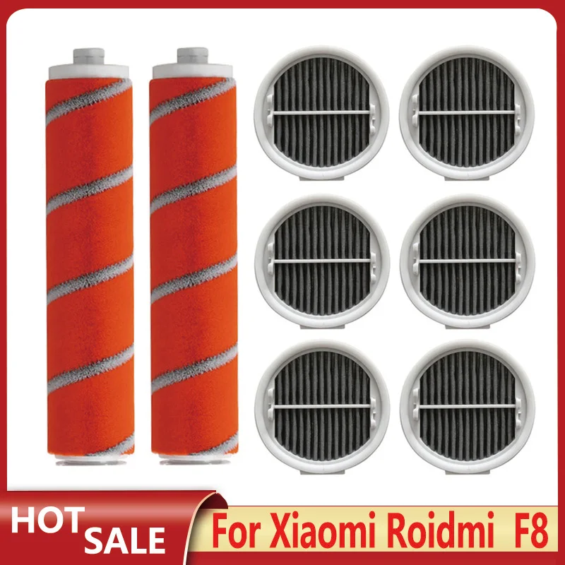 

New Roller Main Brush Hepa Filter & Sponge For Roidmi F8 F8E F8S Handheld Cordless Vacuum Cleaner Parts Xcqlx01R