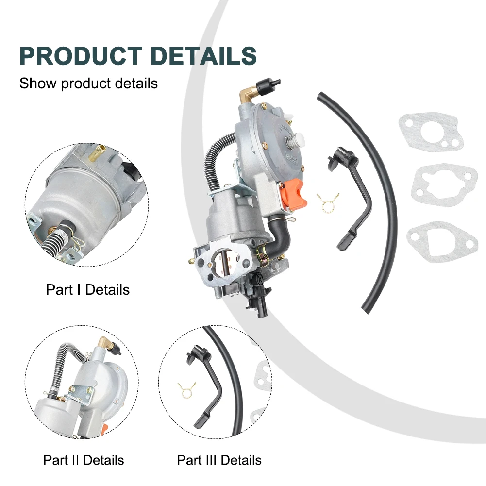 160F 168F 170F двойной топливный карбюратор Запчасти и аксессуары 170G-GX200 фитинги