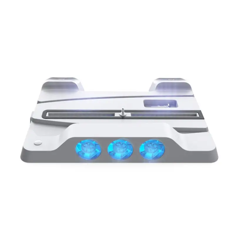 

Ps5 Host Multi-functional Cooling Fan Base With Blu Ray Ps5 Game Console Charging Base Tp5-1507