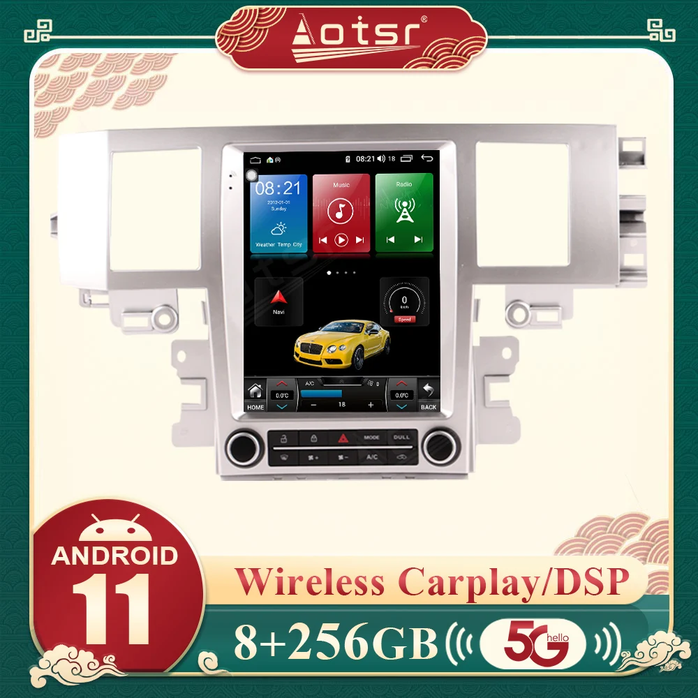 

256GB DSP Carplay AutoRadio For Jaguar XF XFL 2004 - 2015 Android Car Radio GPS Navi Auto Stereo Multimedia Tape Recorder Player