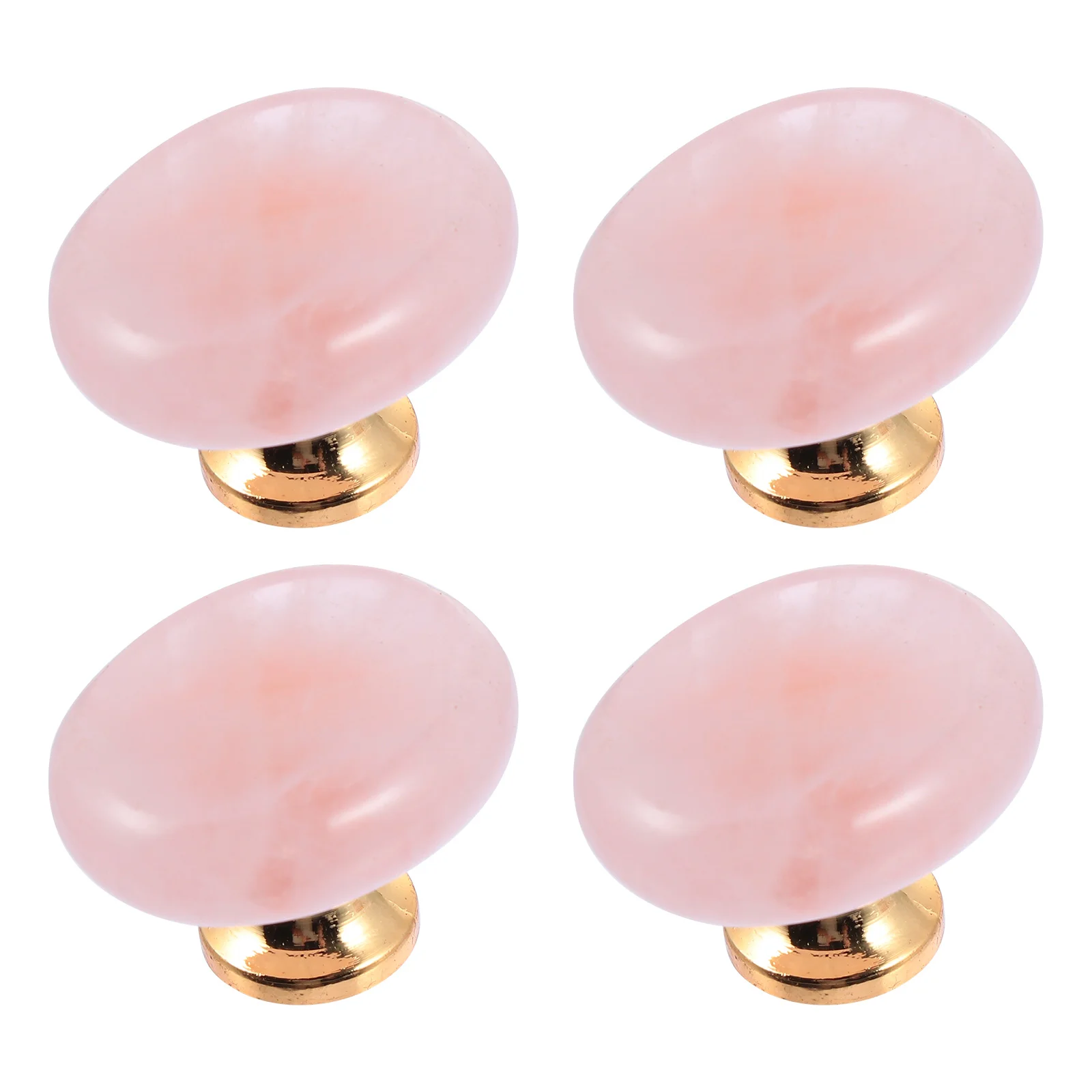 

4Pcs Crystal Stone Drawer Handle Knobs Cabinet Cupboard Handles Knobs