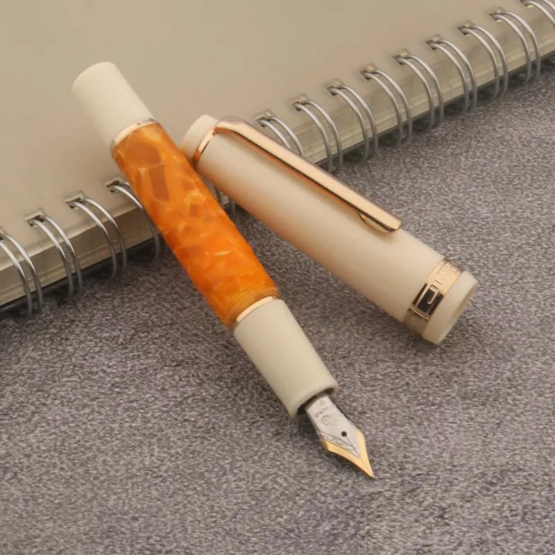 

JinHao 82 мини перьевая ручка золотая