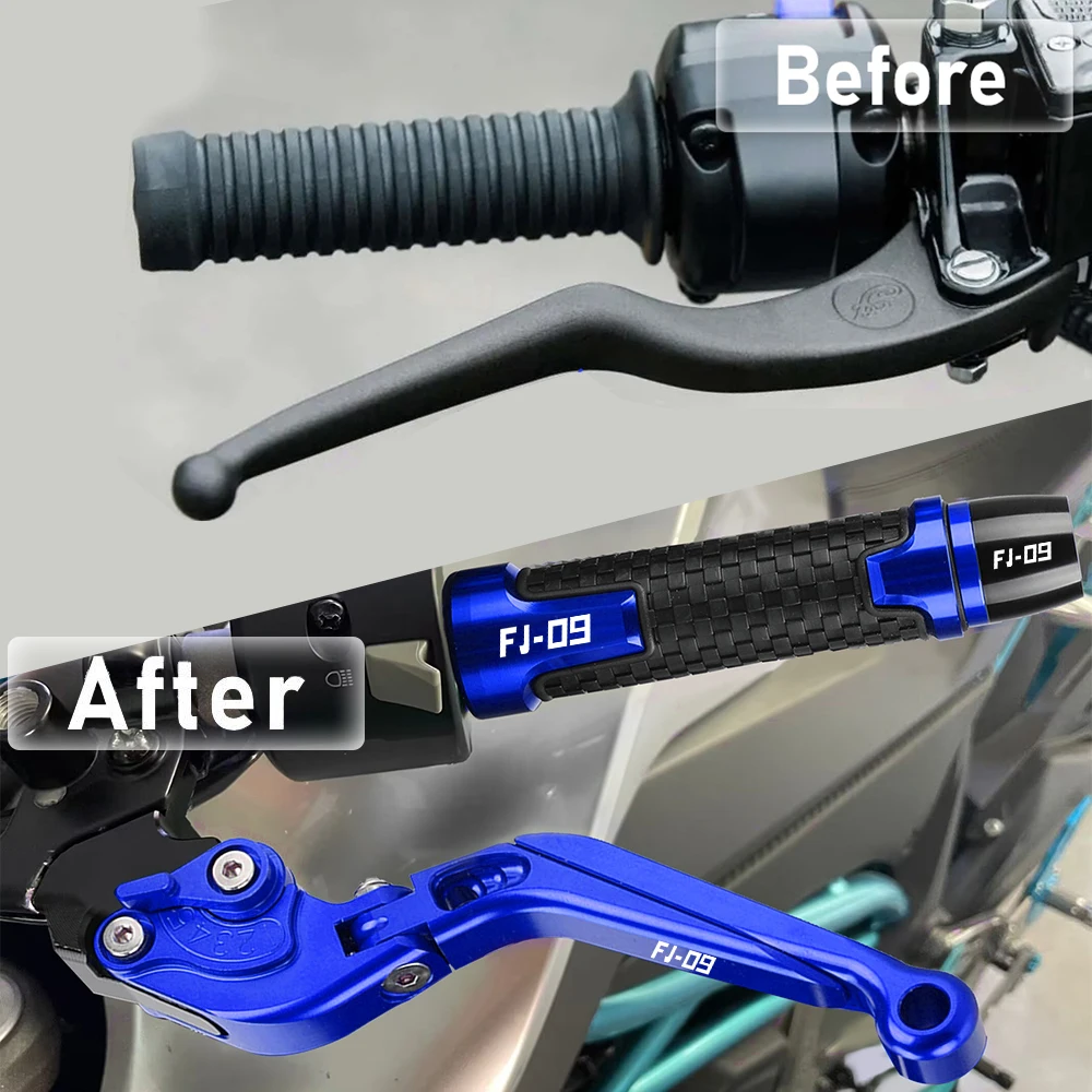 Для Yamaha FJ 09 MT09 MT FJ09 Выдвижная ручка руля Регулируемый рычаг тормозной муфты 2014-2024