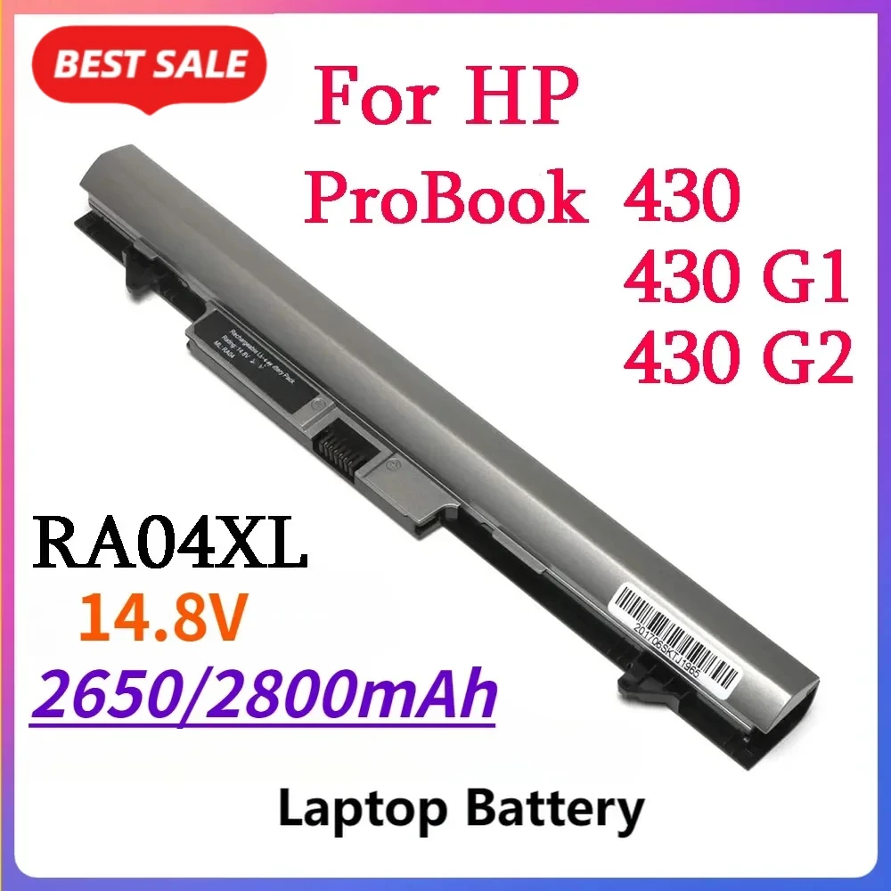 2650/2800 мАч RA04 RA04XL Аккумулятор для ноутбука HP Probook H6L28ET H6L28AA 430-G1 430-G2 HSTNN-C84C HSTNN-IB4L HSTNN-IB5X