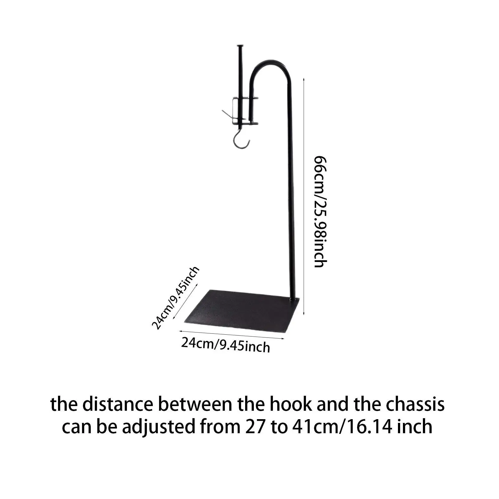 Подставка с крючком для кемпинга сверхмощная портативная вешалка пикника на
